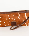 American Darling Clutch Hair on Genuine Leather Western Women Bag Handbag Purse | Cute Clutch Bag | Leather Clutch Bag | Clutch Purse