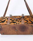 American Darling ADBGS174G Duffel Hair-On Genuine Leather Women Bag Western Handbag Purse
