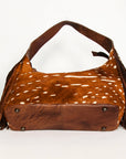 Hobo Hair On Saddle Blanket Genuine Leather Western Bag For Women