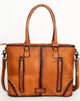 American Darling ADBG1034B Tote Hair-On Genuine Leather women bag western handbag purse