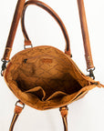 American Darling ADBG1034B Tote Hair-On Genuine Leather women bag western handbag purse