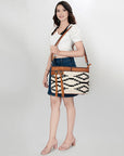 American Darling ADBG1035B Cross Body Hair-On Genuine Leather women bag western handbag purse