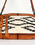 American Darling ADBG1035B Cross Body Hair-On Genuine Leather women bag western handbag purse