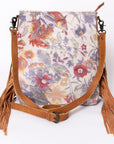American Darling Hand Tooled Genuine Leather Women Bag Western Handbag Purse