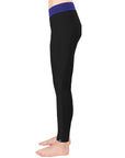 Medium Irideon Lightweight Compressive Fabric Kids Synergy Tights Black Azurite
