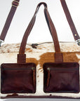 Hair On Leather Western Style Women's Briefcase
