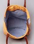 OHLAY KB467 TOTE Upcycled Canvas Genuine Leather women bag western handbag purse