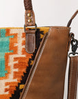 ADBG1047 American Darling Tote Saddle Blanket Genuine Leather women bag western handbag purse