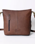 OHLAY MESSENGER Hand Tooled Hair-on Genuine Leather women bag western handbag purse