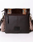 Ohlay Bags KBA126 Cross Body I Hand Tooled Hair-On Genuine Leather Women Bag Western Handbag Purse