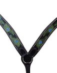 Hilason Western Horse Breast Collar American Leather Black