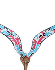 Hilason Western Horse Breast Collar Headstall American Leather Tan