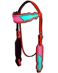 HILASON Western Horse One Ear Headstall Tack Bridle American Leather | Headstall for Horses Western | Horse Headstall | Western Headstalls for Horses | Headstalls for Horses | Western Headstall