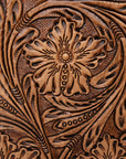 American Darling Hand Tooled Hair On Genuine Leather Women Bag Western Handbag Purse
