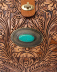 American Darling Hand Tooled Genuine Leather Women Bag Western Handbag Purse