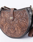 ADBGI221B American Darling Hand Tooled Genuine Leather Women Bag Western Handbag Purse