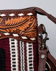 American Darling Cross Body Hand Tooled Saddle Blanket Genuine Leather Women Bag Western Handbag Purse
