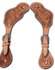 Durable Handcrafted PremiumLeather Spur Straps For Women Western Riding Show Rodeo