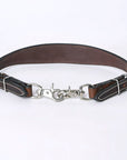 Bar H Equine Genuine Western American Leather Horse Premium Headstall & Breast Collar Set