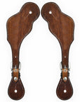 Durable Handcrafted PremiumLeather Spur Straps For Women Western Riding Show Rodeo