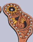 Durable Handcrafted PremiumLeather Spur Straps For Women Western Riding Show Rodeo