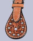 Durable Handcrafted PremiumLeather Spur Straps For Women Western Riding Show Rodeo