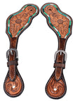 Durable Handcrafted PremiumLeather Spur Straps For Women Western Riding Show Rodeo