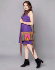 American Darling Cross Body Hand Tooled Saddle Blanket Genuine Leather Women Bag Western Handbag Purse