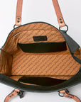 American Darling Tote Hand Tooled Saddle Blanket Genuine Leather Women Bag Western Handbag Purse