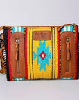 American Darling Cross Body Hand Tooled Saddle Blanket Genuine Leather Women Bag Western Handbag Purse