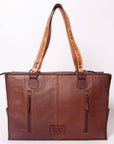 American Darling Tote Hand Tooled Saddle Blanket Genuine Leather Women Bag Western Handbag Purse