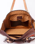 American Darling Tote Hand Tooled Saddle Blanket Genuine Leather Women Bag Western Handbag Purse