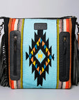 American Darling ADBGZ698 Crossbody Hand Tooled Saddle Blanket Genuine Leather Women Bag Western Handbag Purse