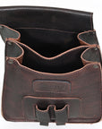 Hilason Genuine Thick Leather Shooting Shotgun Shell Bag Ammo Bag Pouch