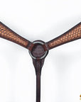 Hilason Western Horse American Leather Breast Collar Brown