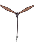 Hilason Western Horse American Leather Breast Collar Brown