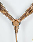 HILASON Western Horse Headstall & Breast Collar American Leather Basket Tan
