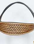 HILASON Western Horse Headstall & Breast Collar American Leather Basket Tan