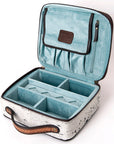 American Darling Jewelry Case Hand Tooled Hair-On Genuine Leather Women Bag Western Handbag Purse