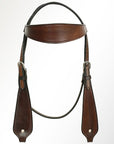 Comfytack Western Horse Barrel Racing Trail Pleasure American Leather Saddle Tack Set With Reins Brown