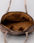 ADBG986A American Darling Crocodile Embossed Genuine Leather Women Bag Western Handbag Purse