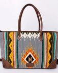 ADBG835F American Darling Hand Tooled Saddle Blanket Genuine Leather Women Bag Western Handbag Purse