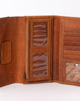 ADBG1066 American Darling Wallet Hand Tooled Hair-On Genuine Leather women bag western handbag purse