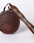 American Darling Canteen Hand Tooled Genuine Leather Women Bag Western Handbag Purse