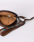 American Darling Canteen Hand Tooled Genuine Leather Women Bag Western Handbag Purse