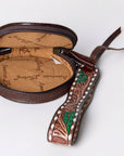 American Darling Canteen Hand Tooled Genuine Leather Women Bag Western Handbag Purse