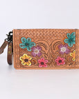 American Darling Organizer Saddle Blanket Genuine Leather Western Women Bag Handbag Purse | for Cute Travel