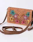 American Darling Organiser Bag Handcrafted from Crocodile Embossed Genuine Leather with YKK Zipper and Detachable Strap