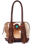 ADBGM333B American Darling Hair On Genuine Leather Women Bag Western Handbag Purse