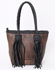 American Darling Hair On Genuine Leather Women Bag Western Handbag Purse